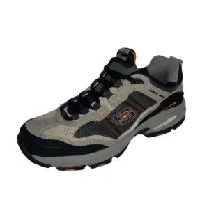 Skechers Sport Vigor NWOB 2.0 Gray &amp; Orange Memory Foam Men’s Size 8 SN51241