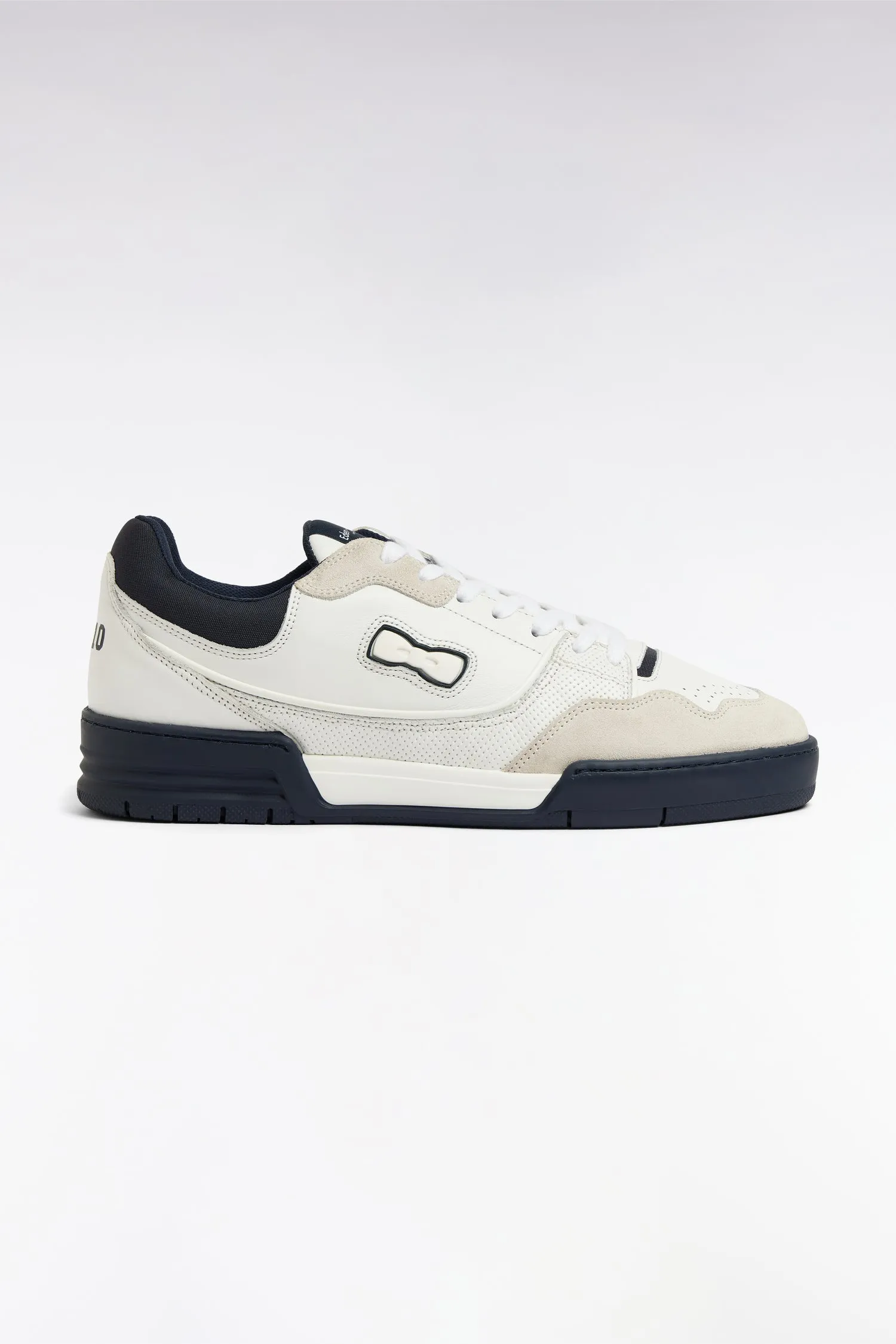 Sneakers EP10 en cuir blanches et marine