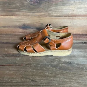 Solaria Made In France Voute Plantaire Brown Sandals Kid's 13