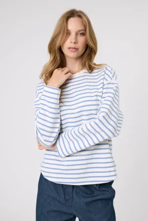 Solo Crew Sweat - Powder Stripe