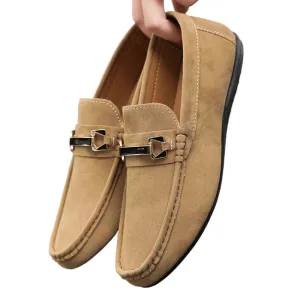 Spring and summer Doudou shoes men's casual shoes cloth shoes lazy shoes driving breathable one pedal men's shoes foreign trade large size 4546