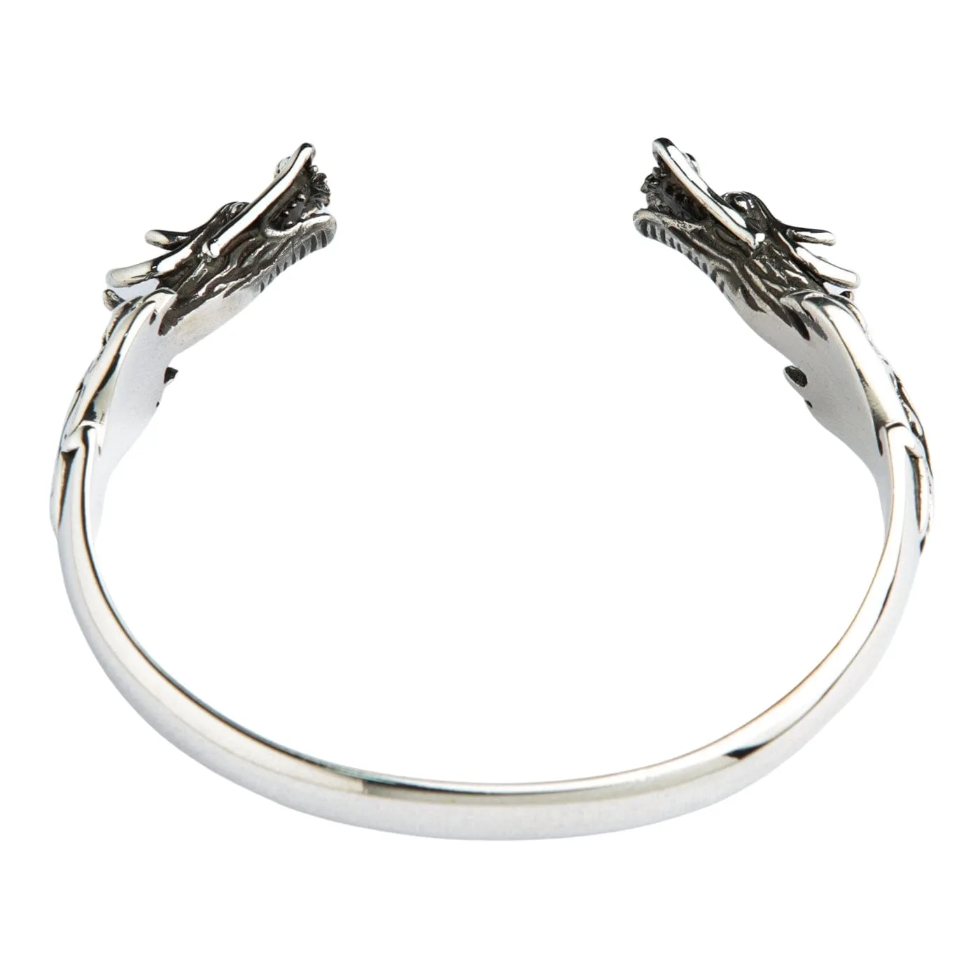 Sterling Silver Dragon Cuff