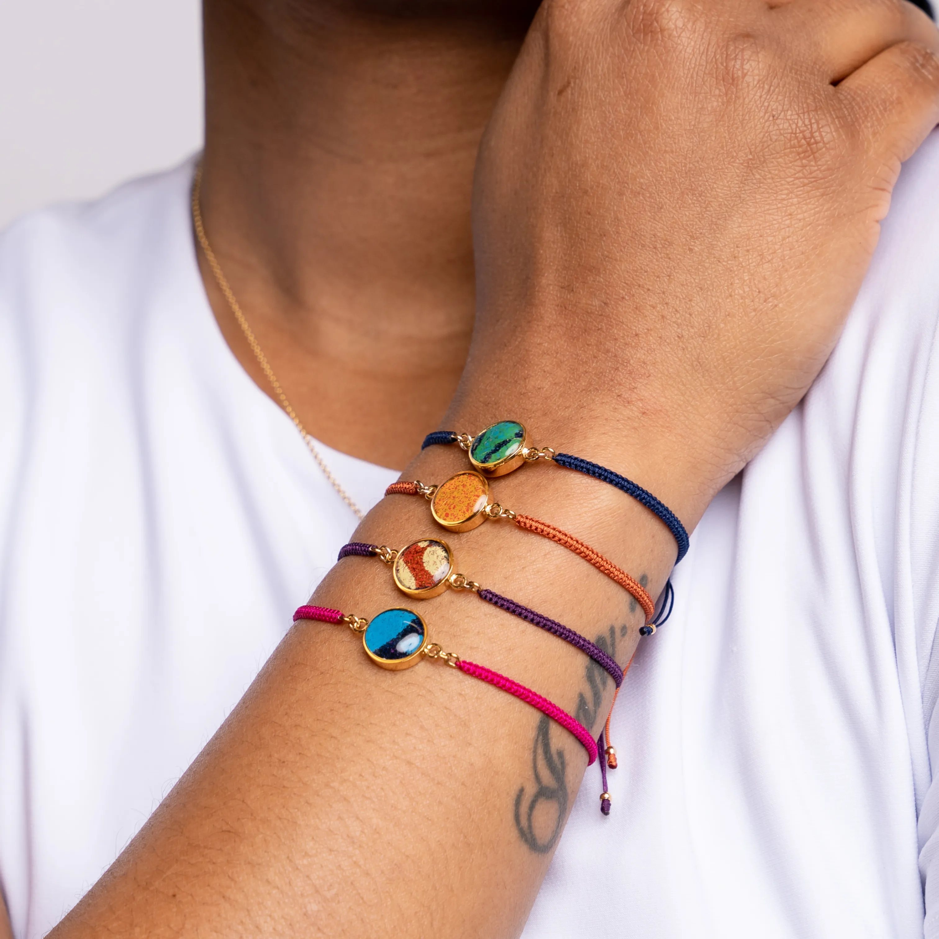 Taylor Bracelet | Gold | Celadon