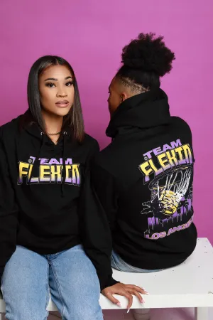 Team Flexin' Black Hoodie
