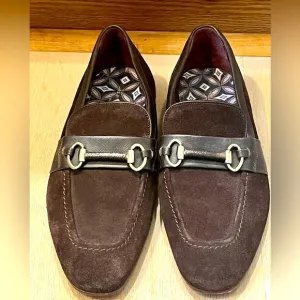Ted Baker Brown Suede Leather Bit Loafers Shoes Men's UK 6 US 7 EU 40