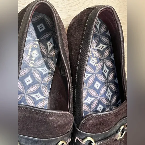 Ted Baker Brown Suede Leather Bit Loafers Shoes Men's UK 6 US 7 EU 40