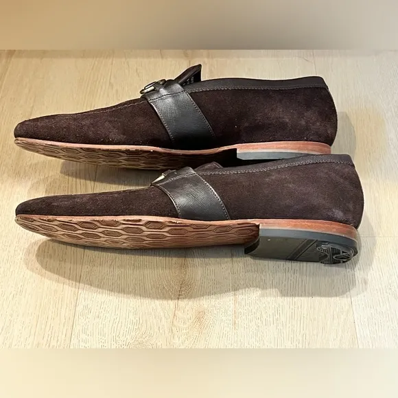 Ted Baker Brown Suede Leather Bit Loafers Shoes Men's UK 6 US 7 EU 40
