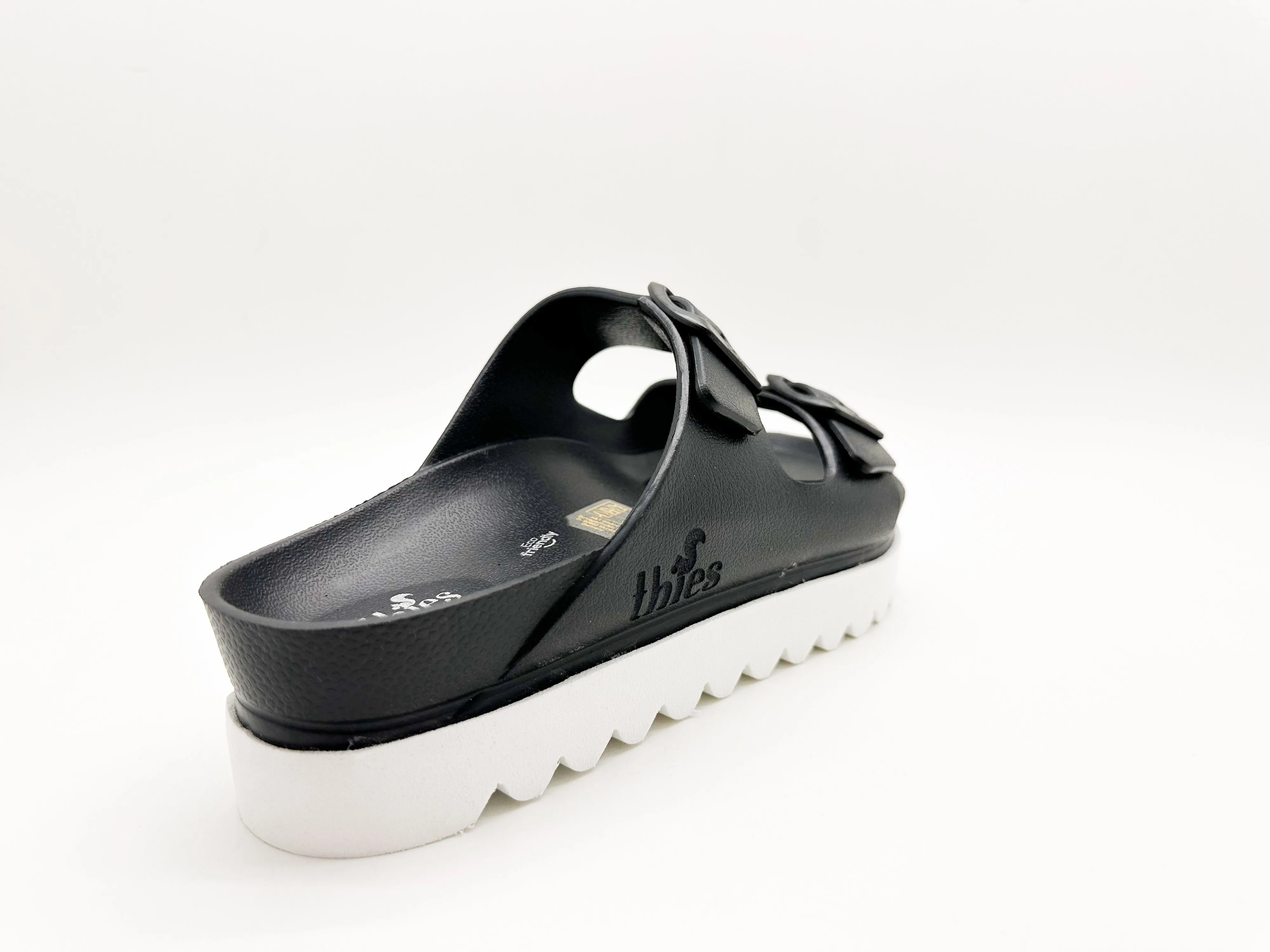 thies 1856 ® Ecofoam Plateau Sandal vegan black (W)