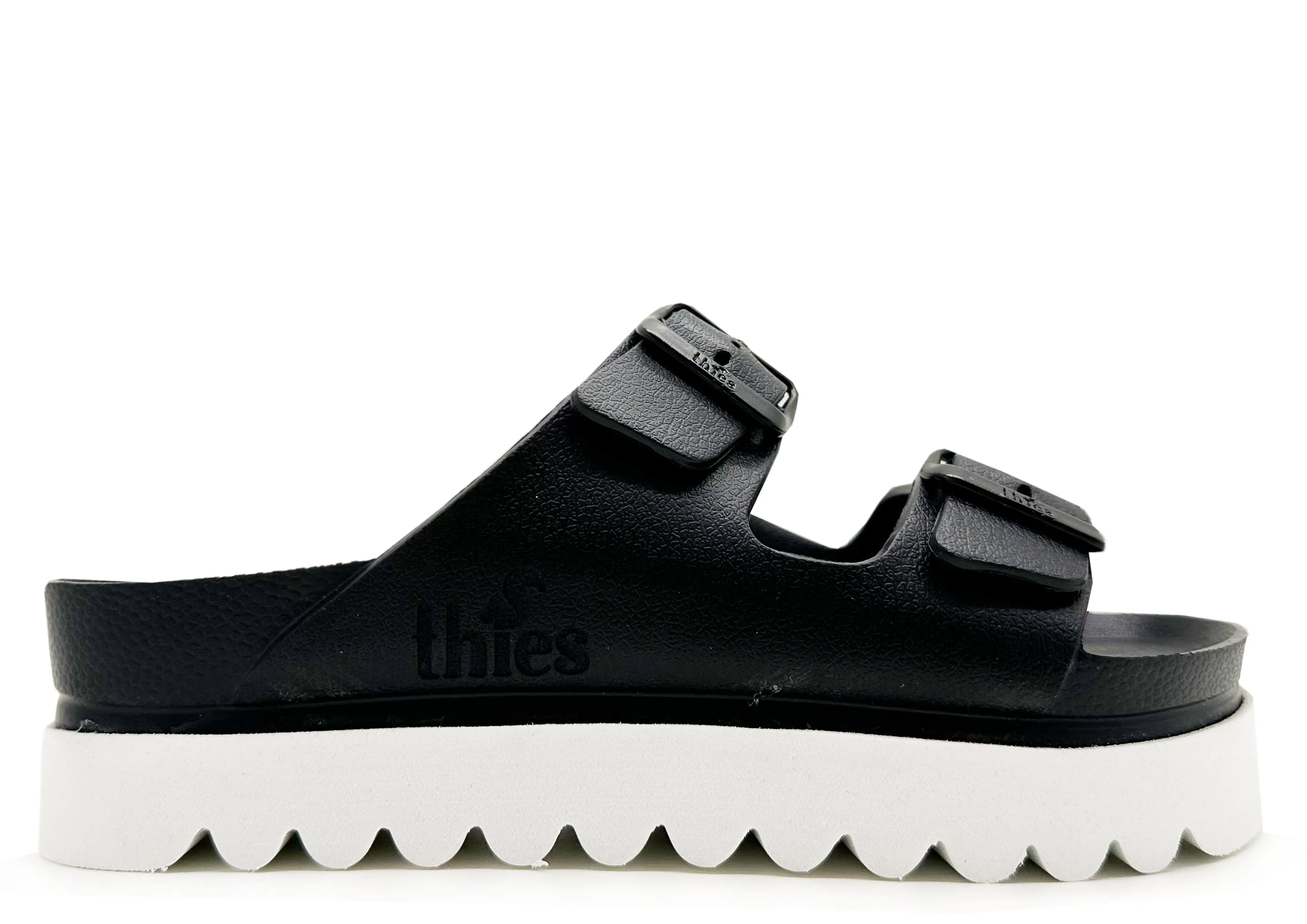 thies 1856 ® Ecofoam Plateau Sandal vegan black (W)