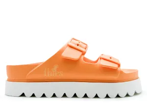 thies 1856 ® Ecofoam Plateau Sandal vegan orange juice (W)