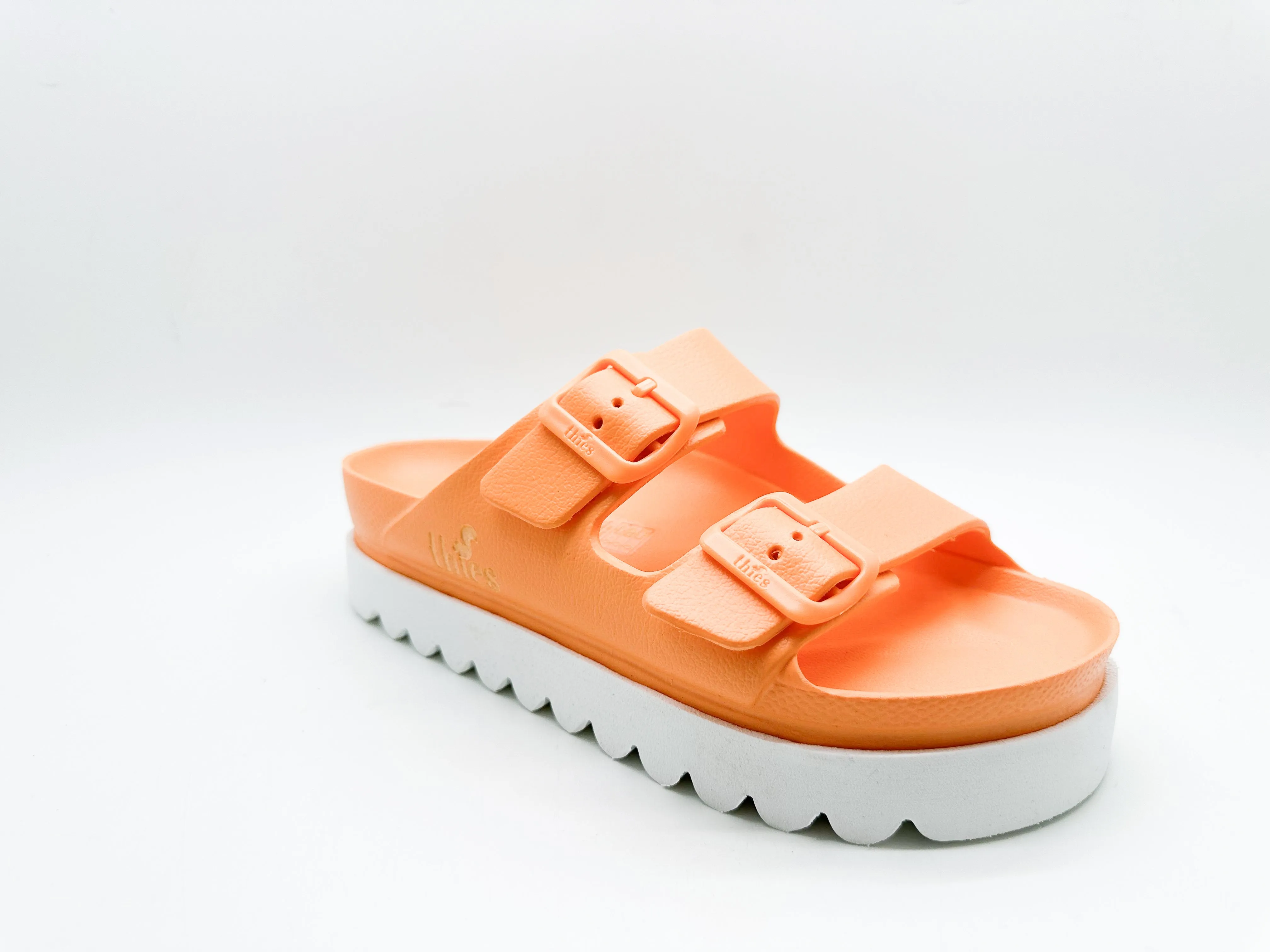 thies 1856 ® Ecofoam Plateau Sandal vegan orange juice (W)