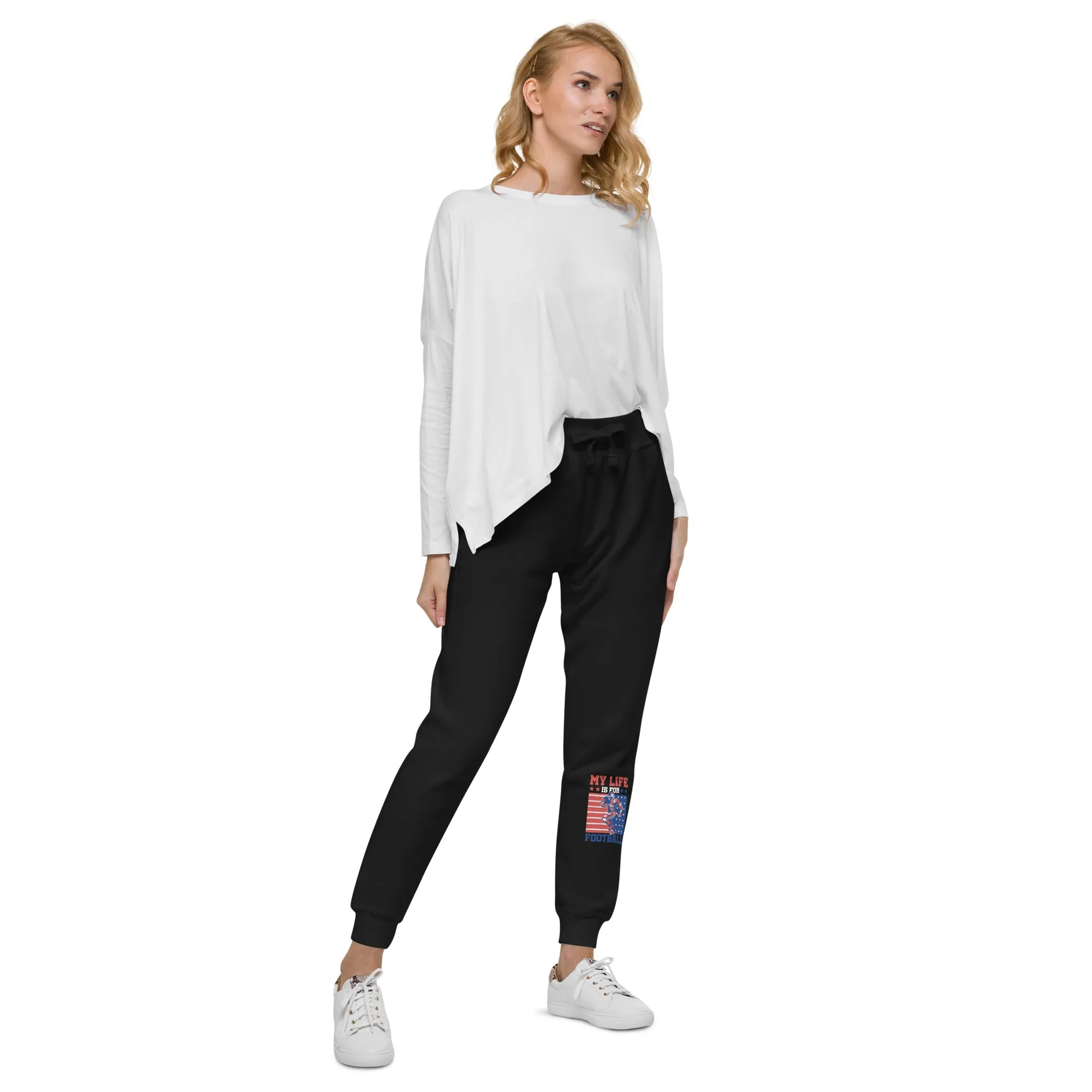 Unisex fleece sweatpants, Football
