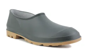 Unisex Mens Womens  Waterproof Slip On Green Gum Sole Low Cut Welly Shoes Ankle High Gardening Clogs