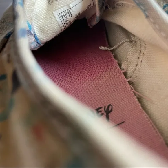 Vans Disney Princess lace up sneakers size 13