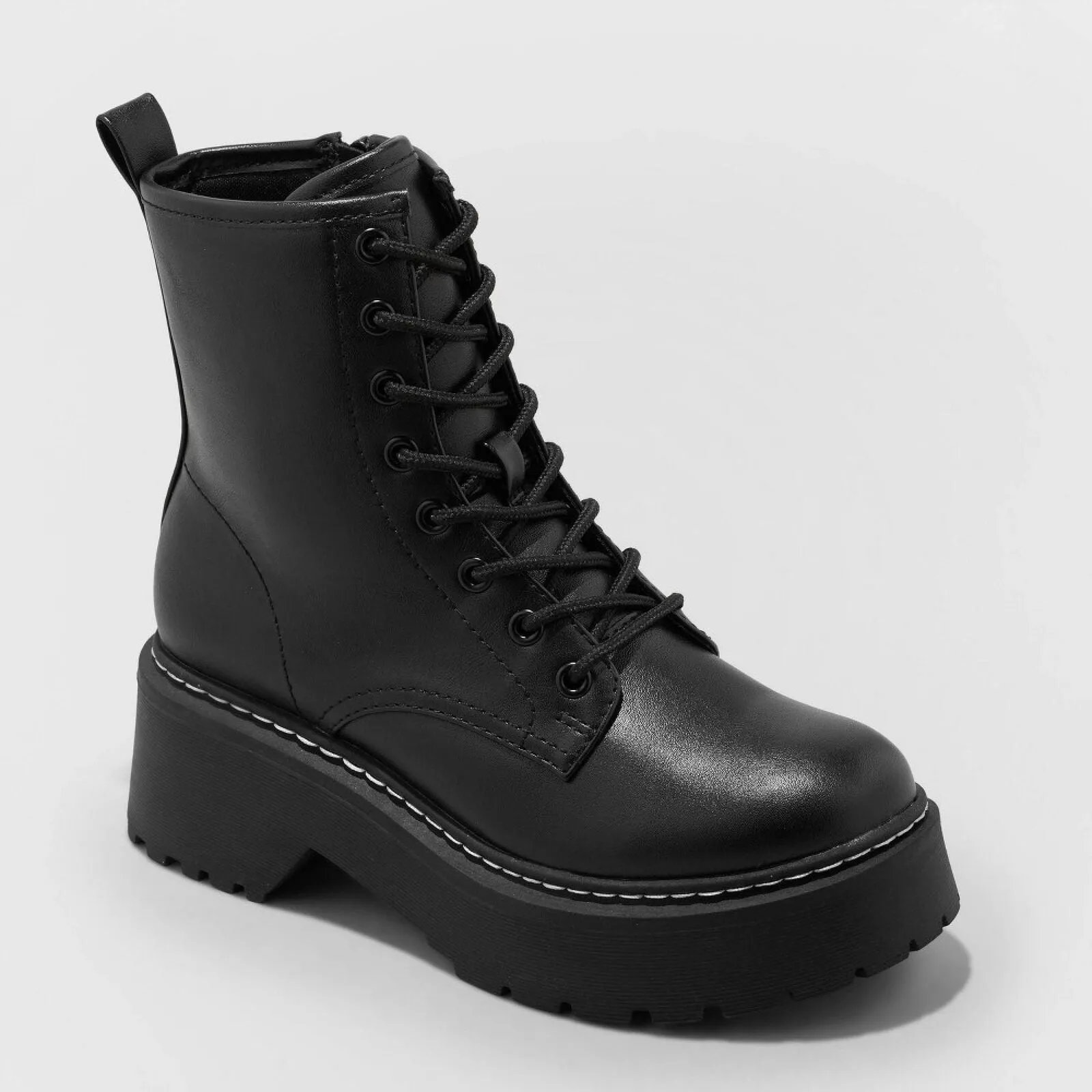 Wild Fable Women's Zea Combat Boots 87930209 Black 7M