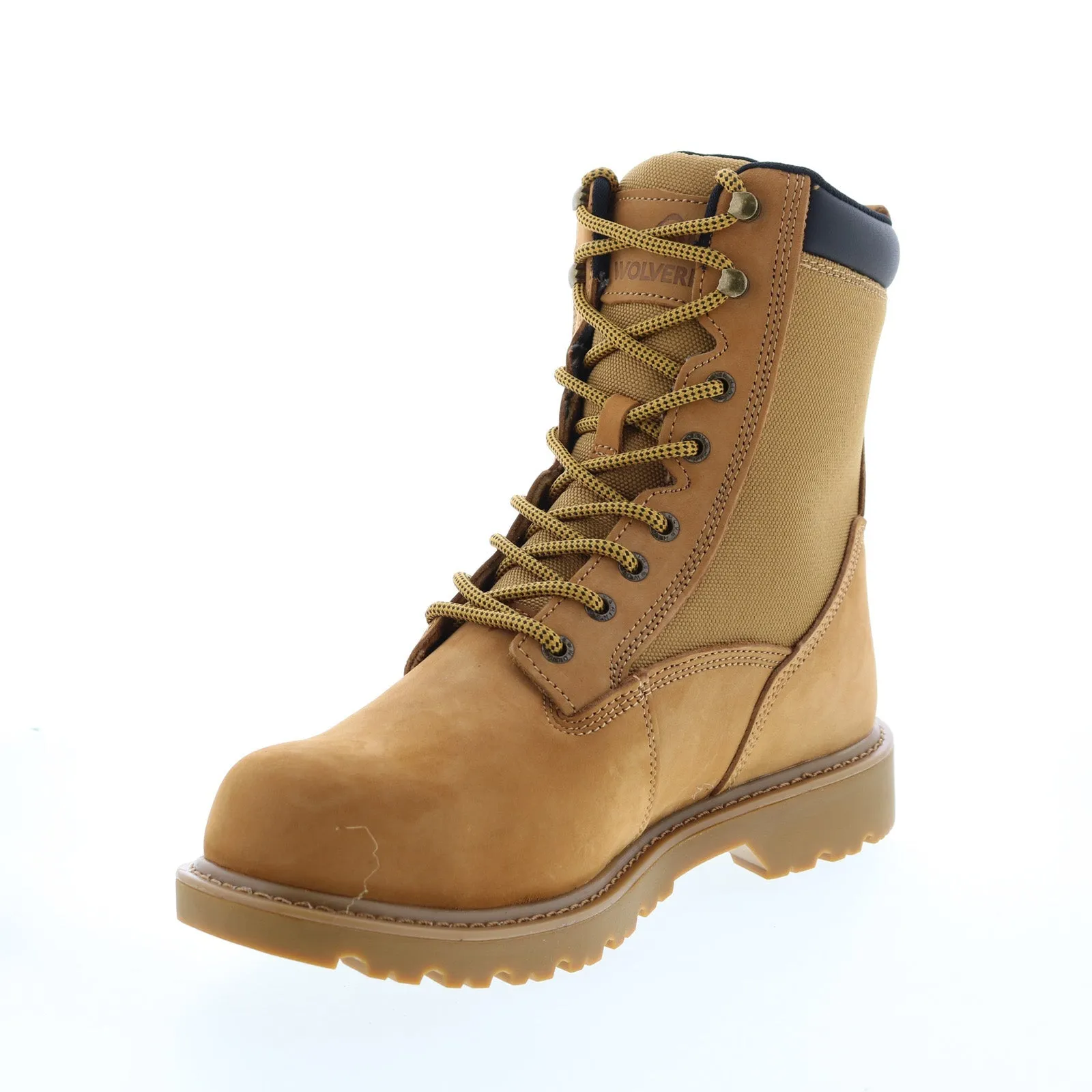 Wolverine Floorhand WP Insulated Steel-Toe 8" Mens Brown Wide Work Boots