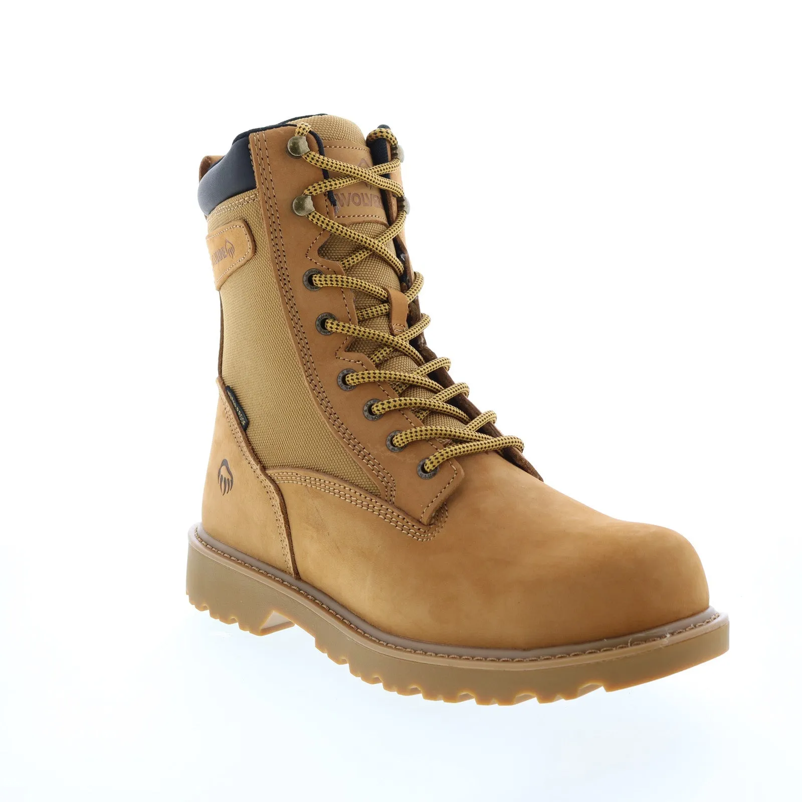 Wolverine Floorhand WP Insulated Steel-Toe 8" Mens Brown Wide Work Boots