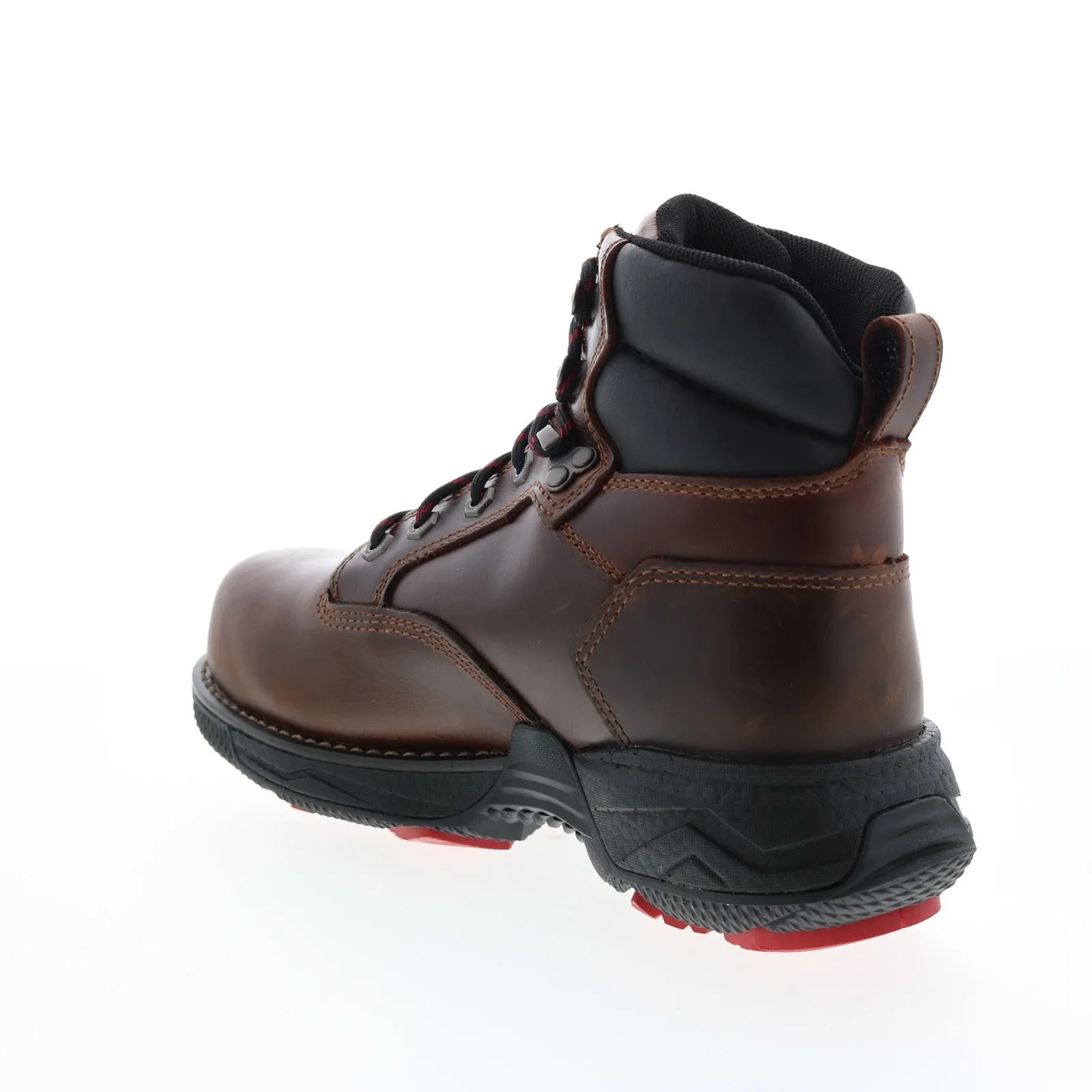 Wolverine Hellcat Fuse Ultraspring WP CM 6" Mens Brown Wide Work Boots