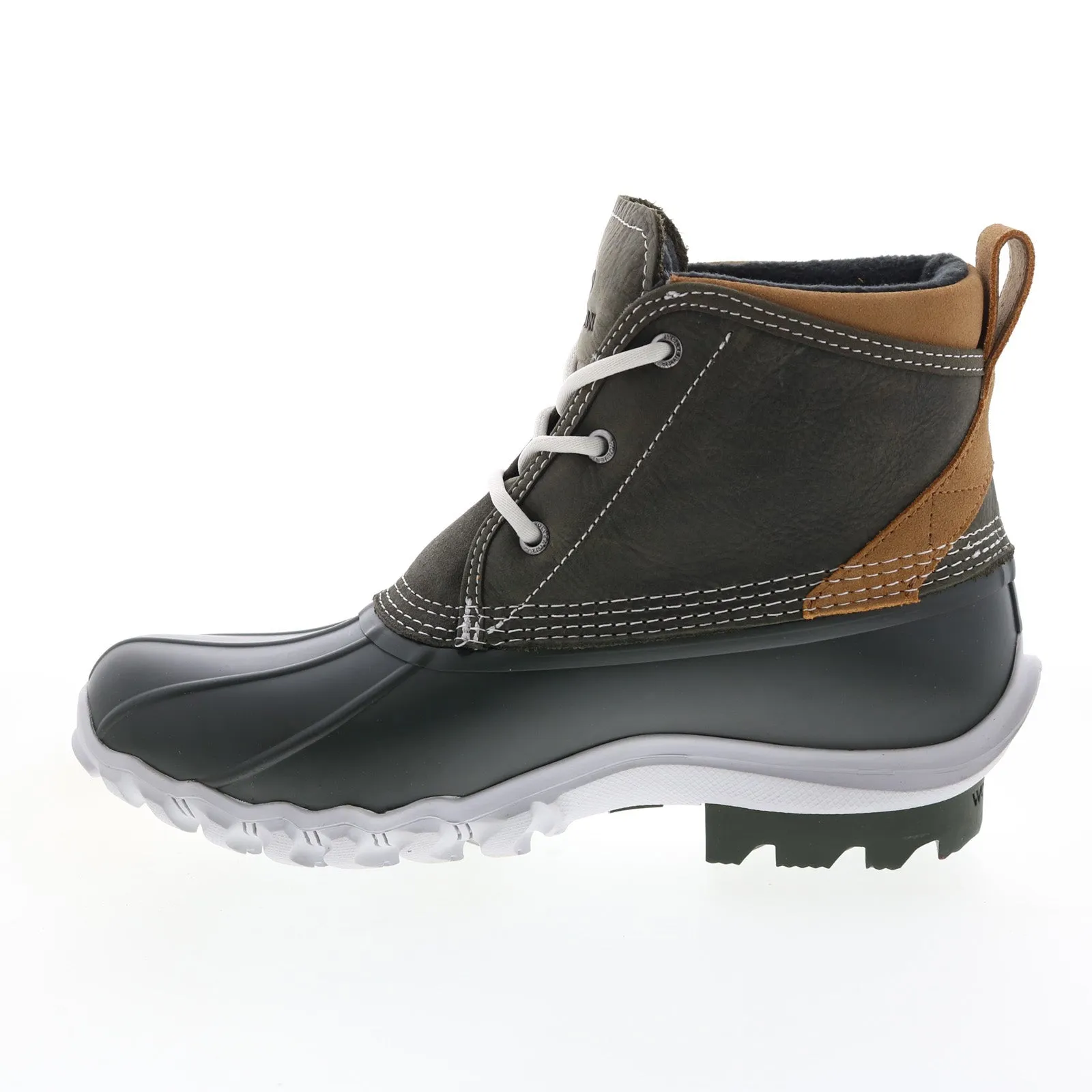 Wolverine Torrent Waterproof W880220 Mens Black Wide Lace Up Rain Boots