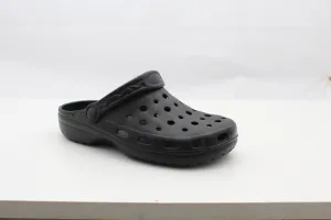 Womens Clogs Lightweight Black EVA Breathable Beach Summer Sandals Ladies Garden Hospital Shower Pool Shoes