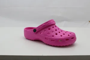 Womens Clogs Lightweight Fuchsia Pink EVA Breathable Beach Summer Sandals Ladies Garden Hospital Shower Pool Shoes