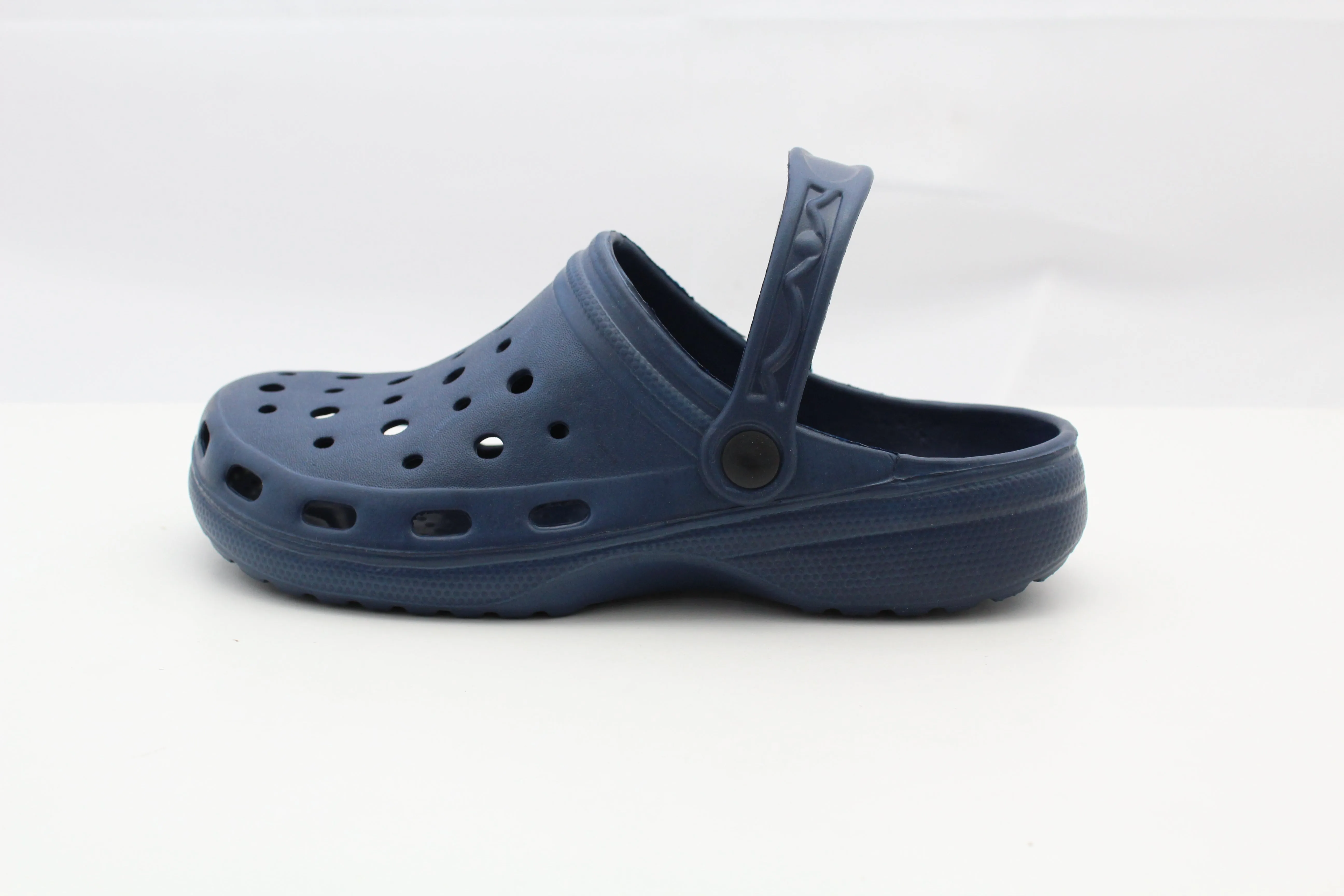 Womens Clogs Lightweight Navy EVA Breathable Beach Summer Sandals Ladies Garden Hospital Shower Pool Shoes