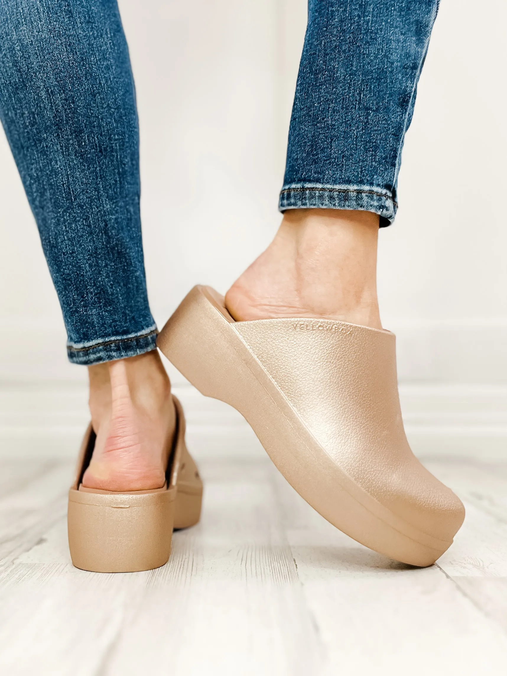 Yellowbox Zippy Clog in Blush Shimmer