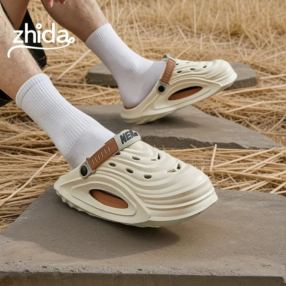 ZHIDA Fashion Women's Sandals Summer Thick Sole EVA Clogs Garden Shoes for Women Outdoor Non Slip Beach Slippers